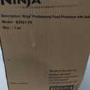 Ninja 9-Cup Food Processor for Kitchen, 1000PW motor, 9-Cup Processing Bowl, Multiple Blades and Adjustable Speed, for Chopping and Slicing Vegetables, Pureeing, and Mixing Dough, BZ601
