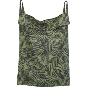 Linen Hanging Laundry Bag, 100% Linen Leaf Print Over The Door Laundry Hamper with Buttons and Zipper, Space Saving Door Hampers for Laundry Dirty Clothes Home Travel, Green, 19.7x27.5inches
