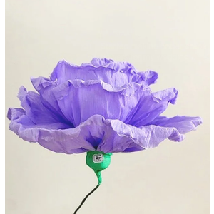 LJIEHouse Purple Large Paper Flowers  Giant Paper Flowers 5.77FT Life Size Flowers Wedding Decorations for Birthday Party Outdoor Banquet Event Home Backdrop Decor