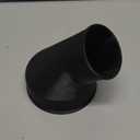 Angled Reducer 4 to 2-1/2, Connect Shop Vac to Dust Collection Port (4in to 2.5in), Dust Collector 45 Degree Reducer, Attach Woodworking Dust Chute to Vacuum Hose, R4520 R4512