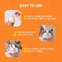 Dog Eye Drops, Eye Infection Treatment, Eye Drops for Dogs & Cats, Soothe Irritation Pink, Dry Eyes, Itchy Eye Wash Tear Stains, Debris Cleaner, Natural Daily Eye Care, Safe for Pets (4oz)