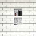 Tile Redi USA RND1614S-14 Niche Double Recessed Shower Shelf, Two Shelves, 28" H X 16" W, Black