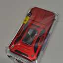 DEERLAMN Case for iPhone 12/12 Pro with Slide Camera Cover+Screen Protector(2 Packs),Rotated Ring Kickstand Military Grade Shockproof Protective Cover-Red 