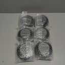 FabStyl Solar Deck Driveway Lights, 6 Pack Solar Marina Dock Lights Outdoor Waterproof IP68, 2 Colors in 1 Outdoor Driveway Marker for Warning Stair, Sidewalk, Pathway, Patio, Garden Decor