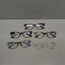 CCVOO Reading Glasses for Women/Men, Eyeglasses, Blue Light Readers for Women/Men, Computer Eye Glasses, Cheaters, Color: *C1 Mix, +4.0