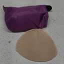 Triangle Silicone Breast Form Mastectomy Prosthesis Concave Bra Enhancer Inserts (1 Piece) ((Transparent-400g/Cup B+))