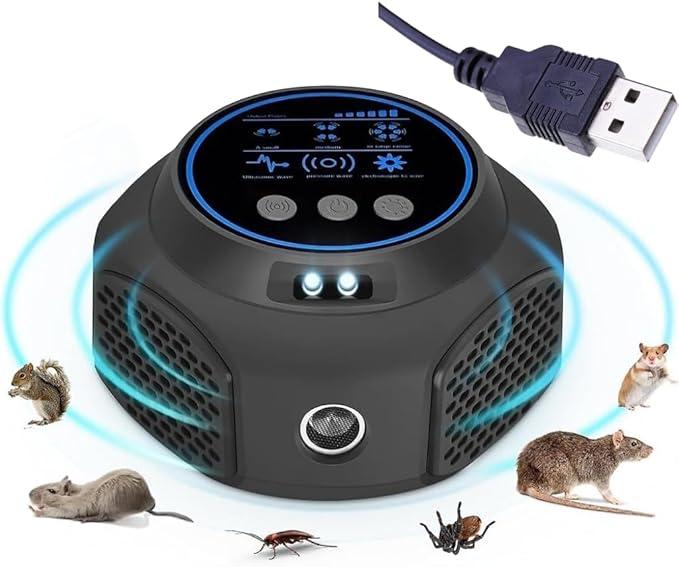Home Deflector Home Ultrasonic Mouse Repeller USB Rat Repellent Mouse Repellent Mouse Repellent Mouse Repellent 4-Sided Ultrasonic Mouse Repellent Indoor Repellent