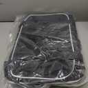 Petskd Top and Side Expandable Pet Carrier 17x12x8.5 Inches JetBlue Frontier Spirit Airline Approved, SoftSided Carrier for Small Cats and Dogs with Locking Safety Zipper and AntiScratch Mesh (Black)