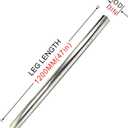 3 Inch Straight Pipe Stainless Steel T304 Tubing Piping 48 Inch Long 3" OD Tailpipe DIY Pipe,Pack of 2