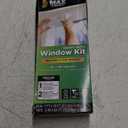 Duck MAX Strength Window Insulation Kit, Winter Window Seal Kit Fits Patio Doors & Large Windows, Heavy Duty Shrink Film Insulator, Indoor Installation, Window Tape Included, 84" x 120", Clear, 1 Pack
