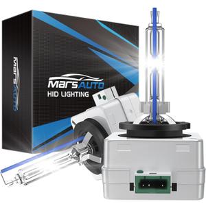 Marsauto D3S HID Bulbs, 6000K Cold White, Xenon Bulb, 3500 Hours Longevity, Waterproof Design, Up to 350% Brightness, 5 Minutes Installation, Pack of 2