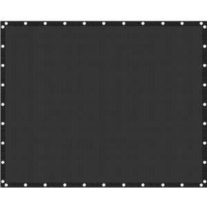 VICLLAX Shade Fabric Sun Shade Cloth Privacy Screen with Grommets for Patio Garden Pergola Cover Canopy Carport 16x20 FT, Graphite
