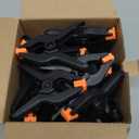 24 Pack 3.5 inch Plastic Spring Clamps, Black Heavy Duty Clips, Backdrop Clips, Plastic Clamps for Crafts, Backdrop Stand, Woodworking, Photography