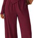 BTFBM Women's Lounge Sets 2 Piece Outfit Fall 2026 Tracksuits Airport Outfits (Red, XXL)
