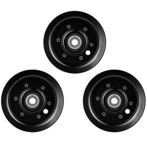 106-2175 Flat Idler Pulley for Toro Timecutter SS5000 SS5060 MX5060 SS4225 SS4235 Z5000 Riding Mowers, Replace 106-2175 Toro 106-2175 Flat Idler Pulley 3 Pack