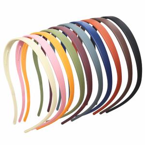 10 Pack Flex No Pressure Headbands for Women - Comfortable Plastic Headbands with Teeth (10 PCS-Matte|Multicolors)