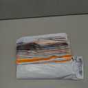 White Opaque Deposit Bags | Tamper-Evident Cash & Valuables Bag | Tear-Off Receipt | Heavy-Duty 10" x 15" | 100 pcs | ABC Check Printing