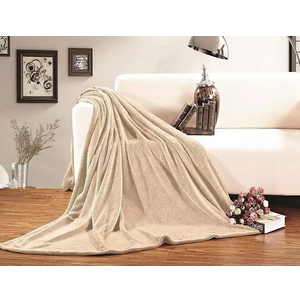 YISURE Water Proof Blanket for Bed, 90"x80" King Size Brown Waterproof Adult Blanket, Leakproof Bed Cover to Protect Bed Mattress or Furniture (Beige)