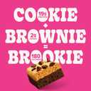 Pure Protein Brookie Protein Bars  20g Protein, 3g Sugar, 190 Calories (12 count) Low Sugar* High Protein Snack - Gluten Free - Perfect for a Healthy Snack