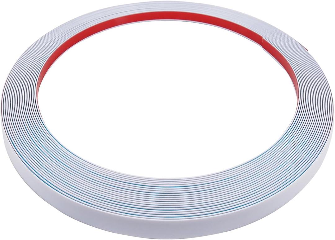 3 x 9.8 Ft Peel and Stick Trim Flexible Wall Molding Trim Self Adhesive Waterproof Molding Trim for Wall Tile Edges Kitchen Backsplash Floor Mirrior Frame Decor