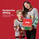 JOYIN Ugly Christmas Sweater Women Men Couples, LED Light Up Ugly Christmas Sweater Kids 2025 Reindeer(Gray