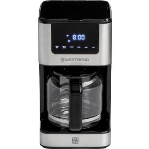 Westbend12 Cup Programmable Iced and Hot Coffee Maker, Gold