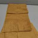 2 Pcs Polyester Curtains, Yellow, Size: 40"*37"
