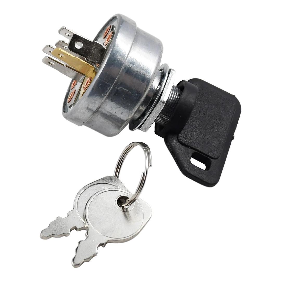 Starter Ignition Switch with 2 Keys 5020927 5020927YP 5020927FS Compatible with Ferris IS500Z IS600Z IS700Z IS1500Z IS2000Z IS3100Z Snapper Pro S50 S75 S150 S200 Mower