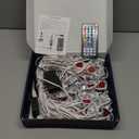 FBZ 150FT Permanent Outdoor RGB Lights - IP67 Waterproof with Smart App Control Remote,DIY Scene Modes, Music Synchronization,Eaves Lights for Garden Decor,Deck,Christmas