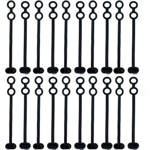 20pcs 2 Pin Plug Replacement Weather Cap, SAE Plug Replacement Waterproof Protection Cover Cap Lid Top