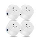 Martin Jerry Mini Smart Plug Compatible with Alexa and Google Home, Smart Home Devices, No Hub Required, Easy Installation and App Control as Smart Switch Timing (Round) (4Pack)
