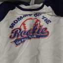 Womens Mommy of The Rookie Shirt,Rookie of The Year Baseball Mommy Raglan Baseball Tee XL