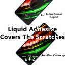 DOME GLASS Whitestone [Perfect Full Coverage] Tempered Glass Screen Protector for iPhone 12 mini with UV lamp [1Pack]