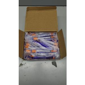 U-100 1ml Syringe with Needle, 31G 1/4" 6mm 1cc Syringes, Disposable Individual Package, Pack of 100