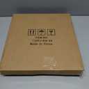 Tall Plant Stand, Mid Century Wood Indoor Plant Stand Black Plant Table for Flower Pots, Metal Plant Holder, Modern Home Decor Small Round Side End Table (11.8"x20")