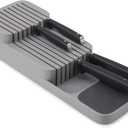 Joseph Joseph DrawerStore Knife Organizer, holds up to 9 knives, Kitchen Organization & Drawer Storage  Compact, Gray