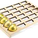 Leinuosen Wooden Coffee Capsule Tray, Coffee Pod Holder Drawer Organizer for Capsule Hold 30 Pod Counter for Station Office and Kitchen Storage Drawers