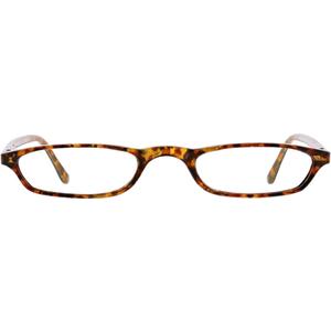 Peepers by PeeperSpecs Women's Skinny Mini Rectangular Reading Glasses, Tortoise, +3.00