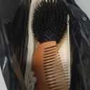 Belula 100% Boar Bristle Hair Brush Set (Medium). Soft Natural Bristles for Thin and Fine Hair. Restore Shine And Texture. Wooden Comb, Travel Bag and Spa Headband Included!