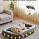 QPAU Inflatable Dog Bed for Home Travel and Outdoor, Pet Mattress for Small, Medium & Large Dogs (Pump Included