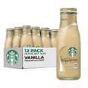 Starbucks Frappuccino Coffee Drink, Vanilla, 13.7 Fl Oz (Pack of 12), Best by: 08/21/2025