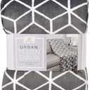 Life Comfort Urban Plush Throw (Gray), 55x65inch