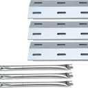 Direct store Parts Kit DG103 Replacement for Ducane Gas Barbecue Grill 30400040,3200,3400 Grill Burners & Heat Plates (Stainless Steel Burner + Stainless Steel Heat Plate)