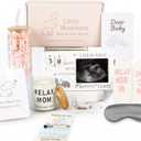 Pregnant Mom Gifts for Mom to Be – Thoughtful Pregnancy Gift Box with Self Care and Keepsakes, Ideal for First Mother’s Day or Gift for Pregnant Wife