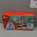 CUTE STONE Pretend Play Kitchen Sink Toys with Play Cooking Stove, Pot and Pan with Spray Realistic Light and Sound, Dish Rack & Play Cutting Food, Utensils Tableware Accessories for Kids Toddlers