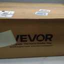 VEVOR Push Lawn Sweeper, 21inch Leaf & Grass Collector, Heavy Duty Thickened Steel Durable to Use with Large Capacity 3.5 cu. ft. Mesh Collection Hopper Bag, 2 Spinning Brushes