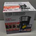 BLACK+DECKER CM0755S 4-in-1 5-Cup Coffee Station Coffeemaker, Stainless Steel
