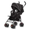 Dream On Me Vista Moonwalk Baby Stroller, Lightweight Travel Umbrella Stroller with Compact Fold, Smooth Ride Wheels, Multi-Position Recline, Spacious Storage Basket with Cup Holder, Black