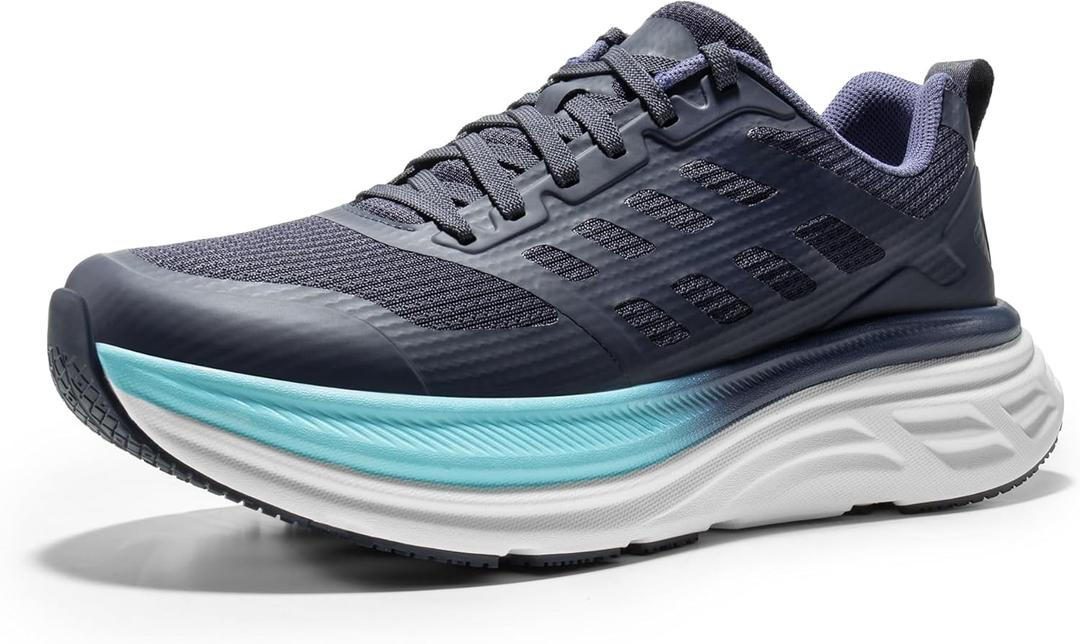 NORTIV 8 Women's Walking Shoes Cushion Running Tennis Shoes ActiveFloat Non-Slip Comfortable Breathable Workout Gym Sports Athletic Fashion Sneakers (10, Blue)