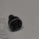 65W 4-Port USB Car Charger Adapter PD QC3.0 Cigarette Lighter Charger with LED Voltmeter for Samsung iPhone iPad